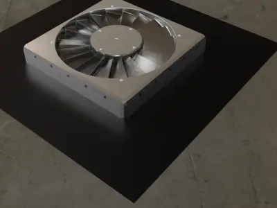 Fan Material Free 3D model