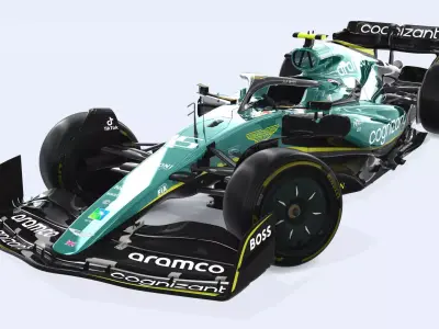 Aston Martin AMR22 3D model