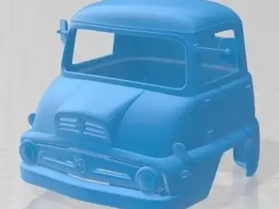 Thames Trader 55 1956 Printable Body Cabin Truck 3D print model