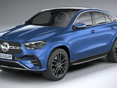 Mercedes-Benz GLE AMG-Line Coupe 2024 3D model