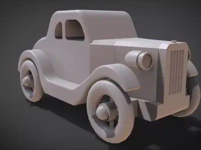 1935 Five-Window Coupe Toy Car 3D print model