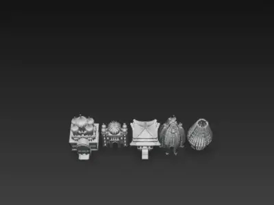 Modern Abstract Architecture 3D Model 3D print model