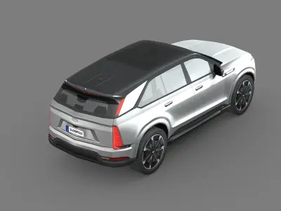 Cadillac Escalade IQ 2024 Low-poly 3D model