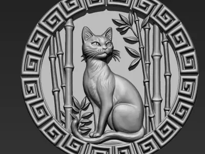 Cat A7 3D print model