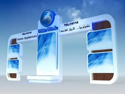 Fair Gate exhibition Event a384c 3D model