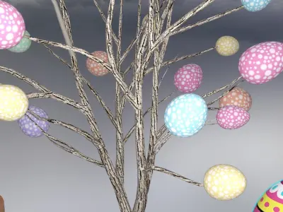 easter decoration 3D model