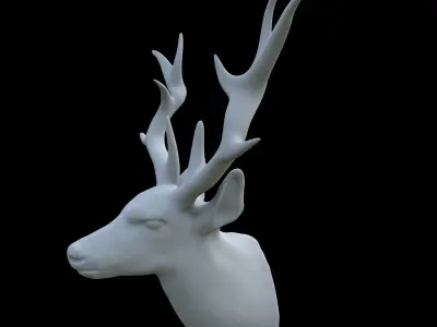 scarecrow deer head  3D model