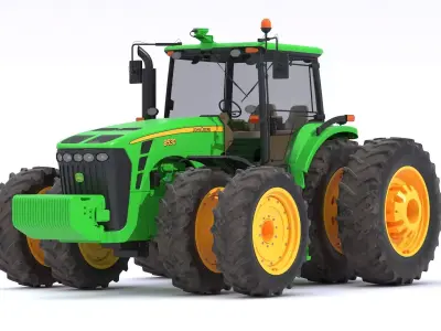 John Deere 8530 Wheel Tractor 3D model