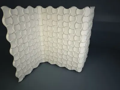 04 3DECOR PATTERN WALL Low-poly 3D model