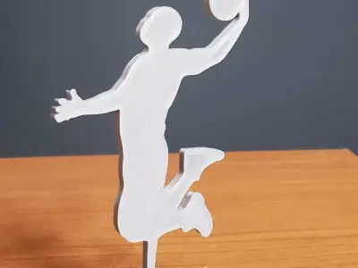 basketball player  Desk Decoration  Free 3D print model