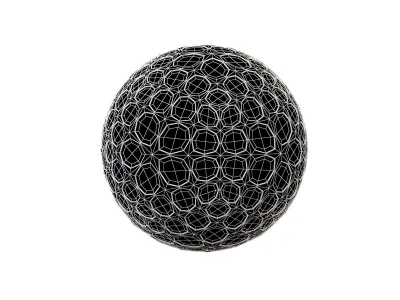 Golf Ball v1 001 Free low-poly 3D model
