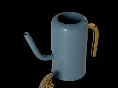 Watering Can Garden equipment Megawodar brand Low-poly 3D model