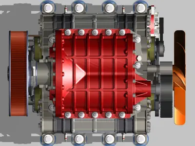 Rotary engine  3D print model