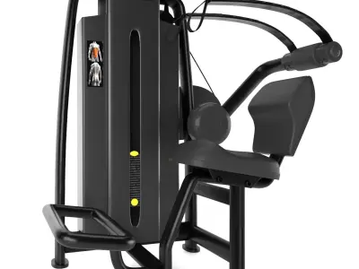 Gym Abdominal Crunch Equipment 3D model