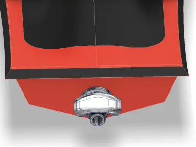 Racing boat model 3D print model