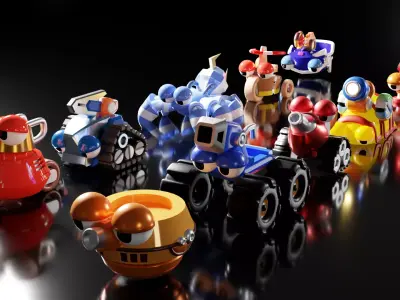 Gunbound collection 3D model