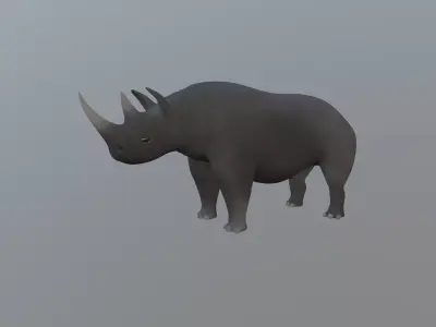 Rhinoceros 3D model
