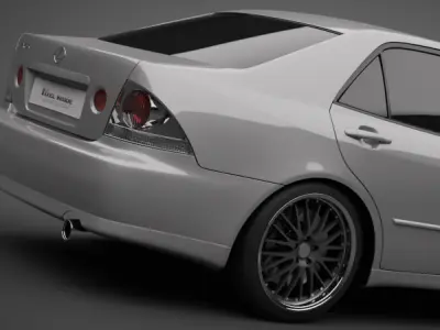 2005 Lexus IS200 3D model