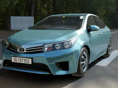 Corolla car 3D model