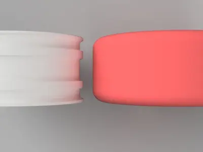 52mm Diameter 12MM HEX RC Wheels BBS LM with and without tires 3D print model