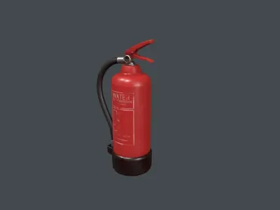 Fire Extinguisher  Low-poly 3D model