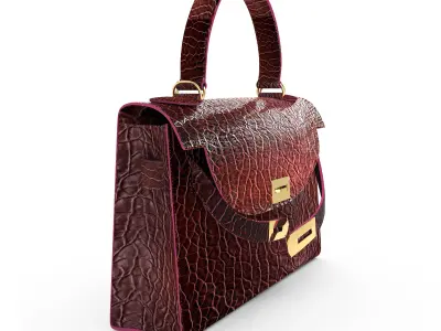 Hermes Kelly Bag Collection 3D Low-poly 3D model