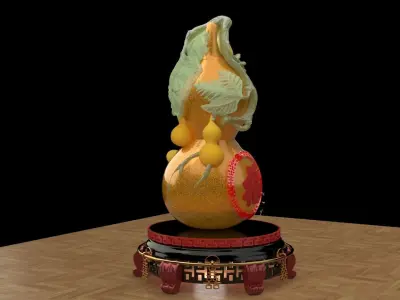 Chinese  gourd  3D model