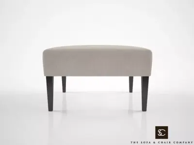 The Sofa and Chair Company Chester Ottoman 3D model
