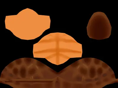 Cartoon Turtle 3D model