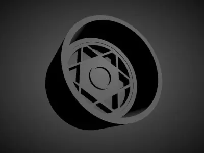 Meteor FF scalable and Printable rim 3D print model