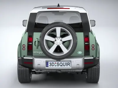 Land Rover Defender 90 2020 3D model
