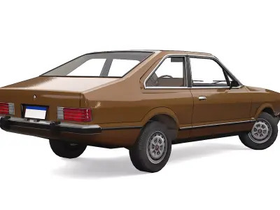 Car F Corcel 1980 Low-poly 3D model