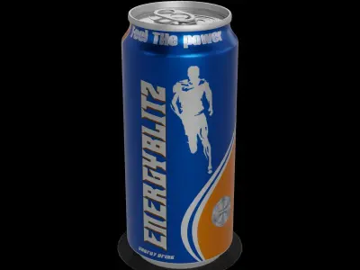 Food for sport Recovery Drink Low-poly 3D model