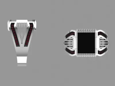 NEO MAN RING MODEL21 3D print model