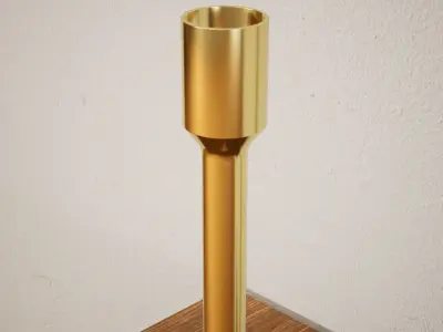 Candle Holder Free low-poly 3D model