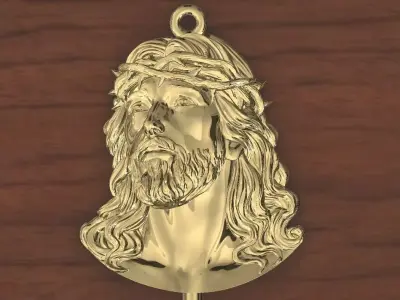 Christ pendant 3D print model