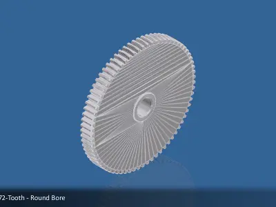 72-Tooth Spur Gear 03 3D print model