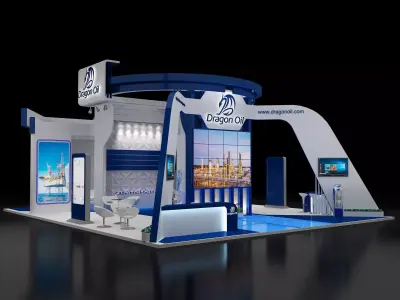 Booth Exhibition Stand a241a 3D model