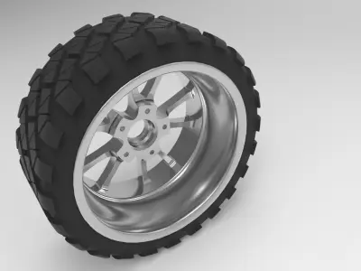 offroad wheel  3D model