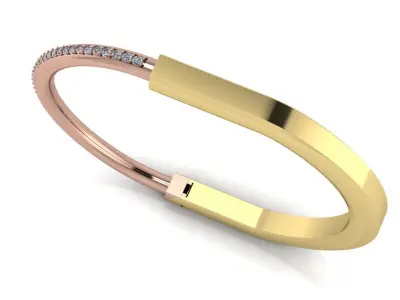 Lock Bracelet Size 16 3D print model