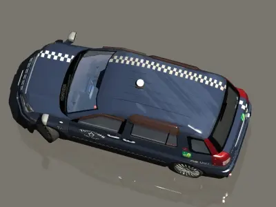 japan new generation TAXI 3D model