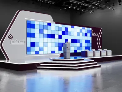 stage design 3D model 3D model