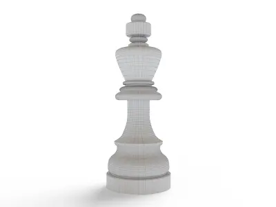 Chess Statue 3D model