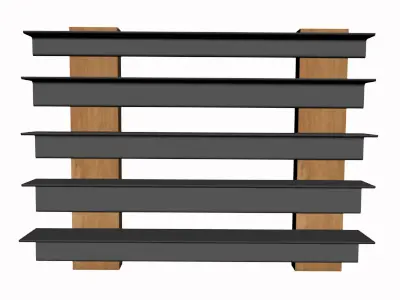 3 16in Thick Unequal Angle 3D model