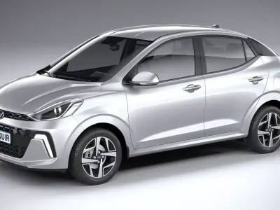 Hyundai i10 sedan 2024 3D model
