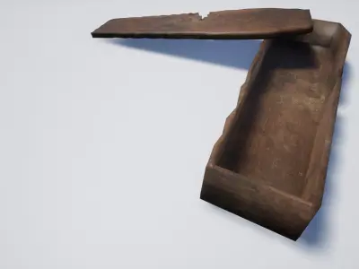 3D realistic models are adapted for post apocaliptic scenaries Low-poly 3D model