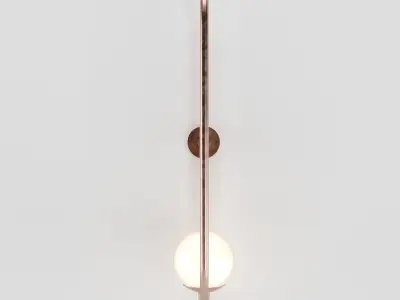 Luxury Nordic Glass Ball - Jabuticaba LE21 wall ligth 3D model