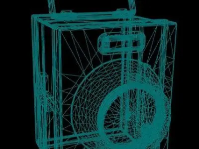 Uvlight 3D Model Low-poly 3D model