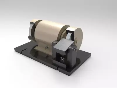 grinding machine 3D model