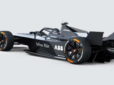 Formula E Gen3 2023 Template 3D model